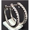 Image 2 : 14K(1.98G), NATURAL DIAMOND (0.26CT)EARRING, APPRAISED INSURANCE VALUE $2470