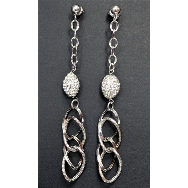 10K(3.6G), CZ EARRING, SUGGESTED RETAIL VALUE $2000