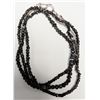 Image 1 : NATURAL DIAMOND (15.5CT)  17" NECKLACE  WITH SILVER CLASP SUGGESTED RETAIL VALUE $500