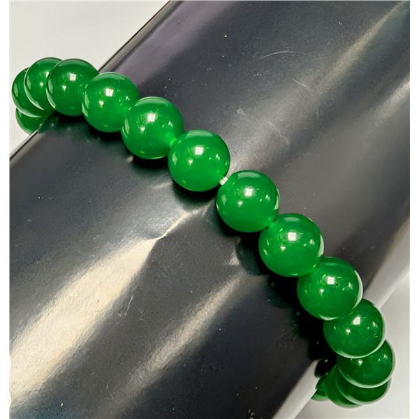 GREEN JADE BRACELET FLEXIBLE