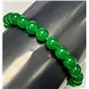 Image 1 : GREEN JADE BRACELET FLEXIBLE