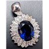 Image 1 : SILVER(2.81G), CZ PENDANT