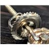 Image 2 : 18K(1.1G), NATURAL COLOR DIAMOND (1CT) STUD EARRING, APPRAISED INSURANCE VALUE $3325