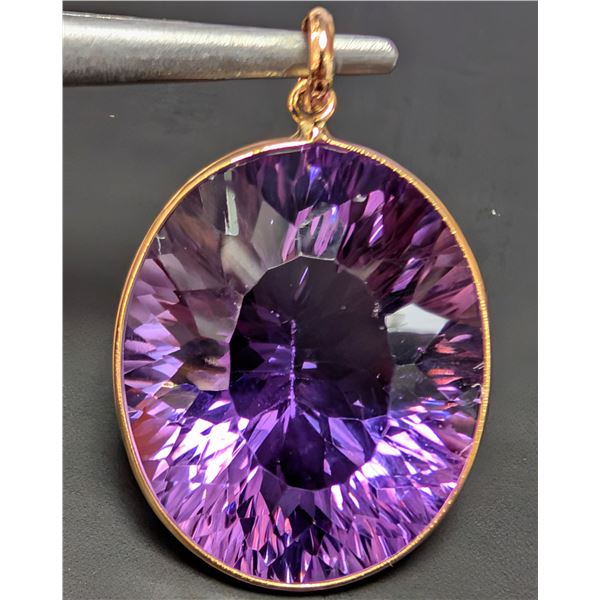 10K(4.62G), AMETHYST (21CT) PENDANT, SUGGESTED RETAIL VALUE $1000