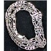 Image 1 : SILVER(13G), RHODIUM PLATED ITALIAN CHAIN 24", SUGGESTED RETAIL VALUE $350