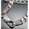 Image 2 : SILVER(13G), RHODIUM PLATED ITALIAN CHAIN 24", SUGGESTED RETAIL VALUE $350