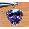Image 1 : 10K(1.3G), AMETHYST (5.5CT) PENDANT, SUGGESTED RETAIL VALUE $600