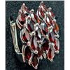 Image 2 : SILVER(5.65G), GARNET (APP 3CT) EARRING, SUGGESTED RETAIL VALUE $440