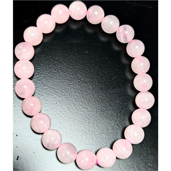 ROSE QUARTZ BRACELET FLEXIBLE