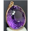 Image 1 : 10K(2.39G), AMETHYST (11CT) PENDANT, SUGGESTED RETAIL VALUE $900