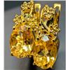 Image 1 : SILVER(3.8G), CITRINE (3CT) EARRING, SUGGESTED RETAIL VALUE $320