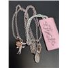 Image 2 : SILVER(2.36G), DIAMOND (0.01CT) NECKLACE 15"