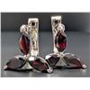 Image 2 : SILVER(3.1G), GARNET (1.5CT) EARRING, SUGGESTED RETAIL VALUE $240