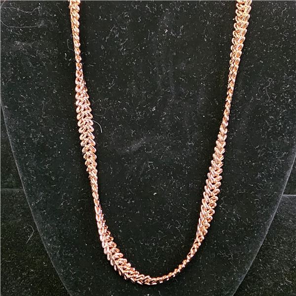*NEW* 18KT GOLD PLATED 8.5MM CUBAN LINK NECKLACE: 23" LONG
