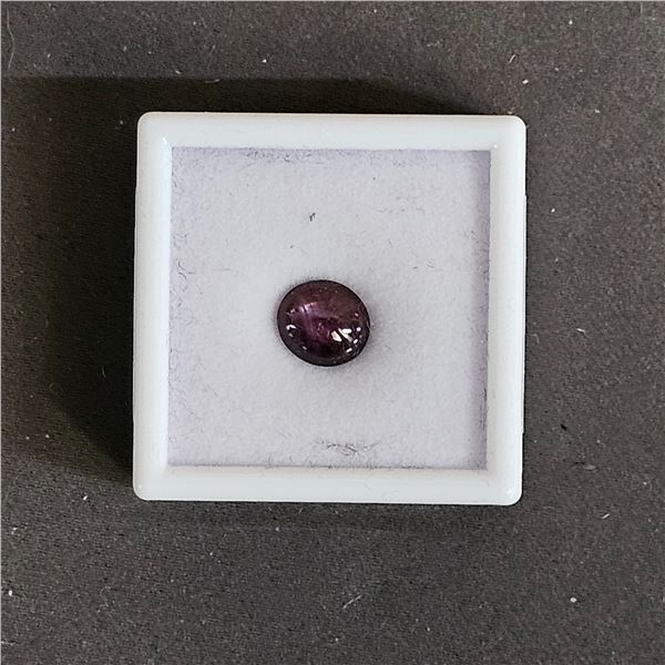 *NEW* 5CT OVAL CABOCHON UNTREATED NATURAL STAR RUBY: 9MM X 9.9MM
