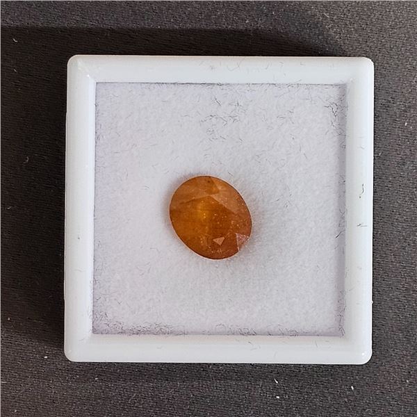 *NEW* 8.9CT OVAL CUT UNTREATED NATURAL YELLOW SAPPHIRE: 9.9MM X 11.7MM