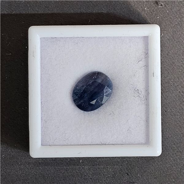 *NEW* 10.2CT OVAL CUT UNTREATED NATURAL BLUE SAPPHIRE: 10.5CT X 13.6MM