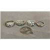 Image 1 : 16.5G OF ASSORTED .925 SILVER JEWELRY: WEIGHT INCLUDES THE STONES IN 2 RINGS