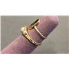Image 2 : 10 KT GOLD PEARL RING (SIZE 6) & 10 KT GOLD RING *STONE MISSING* (SIZE 4.75)