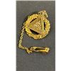 Image 3 : 10KT GOLD JOB'S DAUGHTERS DOUBLE BROOCH, 10KT GOLD ST. CHRISTOPHER'S BROOCH & 10KT DIAMOND RING