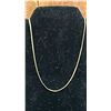 Image 3 : 10KT GOLD HERRINGBONE CHAIN & 10KT GOLD PALM TREE PENDANT
