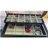 Image 3 : JEWELRY BOX WITH ASSORTED JEWELRY & MORE CONTENTS