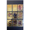 Image 7 : 3 SLEEVES OF ASSORTED GOLD FOIL FAN-MADE POKEMON CARDS