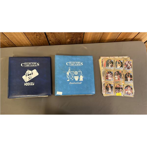 (2) BINDERS & SLEEVES OF ASSORTED SPORTS CARDS