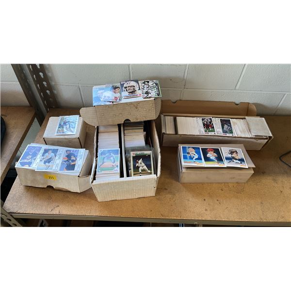(6) BOXES OF ASSORTED SPORTS CARDS