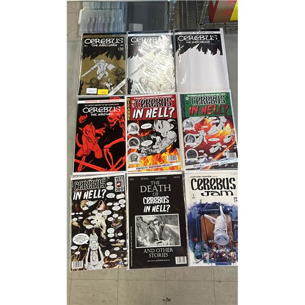 ASSORTED CEREBUS COMIC BOOKS