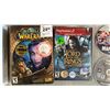 Image 4 : BIN OF ASSORTED GAMES INCLUDING; NINTENDO DS HANDHELD CONSOLES, WORLD OF WARCRAFT, STAR TREK ONLINE,