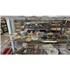 Image 1 : SHELF OF ASSORTED ITEMS INCLUDING; DINNERWARE, GRAVY BOAT, DECORATIVE DISHES & MORE
