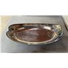 Image 5 : VTG. SILVER PLATED CANADIAN NATIONAL STEAMSHIPS SERVING DISH,  & 2 VTG SILVER PLATED SERVING DISHES