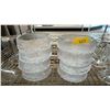 Image 4 : VINTAGE FOOTED DESSERT BOWLS & ASSORTED WINE GLASSES