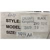 Image 3 : PAIR OF ALBERTA BOOTS BLACK LEATHER MEN'S COWBOY BOOTS: SIZE 10.5 AA
