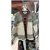 Image 4 : RACK OF (3) VINTAGE NORWEGIAN WOOL CARDIGANS, WOOL NEW ZEALAND SWEATER & (2) JAPANESE BROCADE ROBES