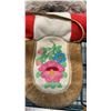 Image 5 : PAIR OF FIRST NATIONS BEADED MUKLUKS & CARIBOU HAIR TUFTED MUKLUKS