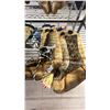 Image 2 : SHELF OF FUR & LEATHER MUKLUKS & A FUR SHOULDER BAG