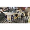 Image 2 : NIPPON CREAMER & LIDDED DISH, PAINTED LEATHER PURSE, CERAMIC VASE, HORSE FIGURINE & MORE