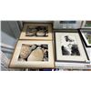 Image 4 : SHELF OF ASSORTED ART: MOST ARE ORIGINAL FRAMED WATERCOLOUR & OIL PAINTINGS