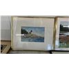 Image 5 : SHELF OF ASSORTED ART: MOST ARE ORIGINAL FRAMED WATERCOLOUR & OIL PAINTINGS