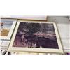 Image 4 : SHELF OF ASSORTED FRAMED PRINTS & ORIGINAL ART