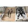 Image 2 : SHELF OF ASSORTED PENCIL & CHARCOAL ART