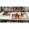 Image 2 : SHELF OF ASSORTED FRAMED & UNFRAMED PRINTS & ORIGINAL PAINTINGS