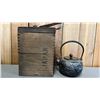 Image 1 : SINO-JAPANESE IRON KETTLE IN CASE