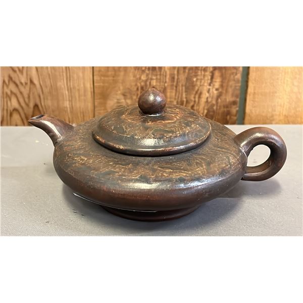 PURPLE CLAY TEAPOT