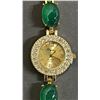 Image 2 : GREEN JADEITE MECHANICAL WATCH