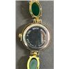 Image 3 : GREEN JADEITE MECHANICAL WATCH