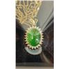 Image 2 : IMPERIAL GREEN JADEITE PENDANT