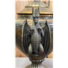 Image 4 : VINTAGE CLAW FOOTED URN WITH LID & DRAGON HANDLES *BOTH DRAGONS HAVE A BROKEN HORN*